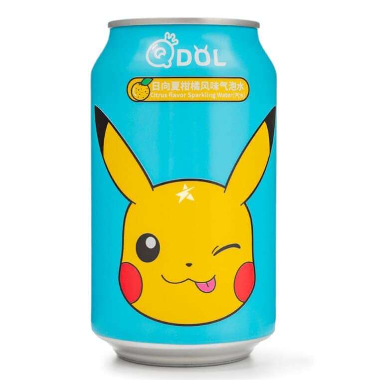Qdol - Pokemon Pikachu Citrus Flavour 24x330ml