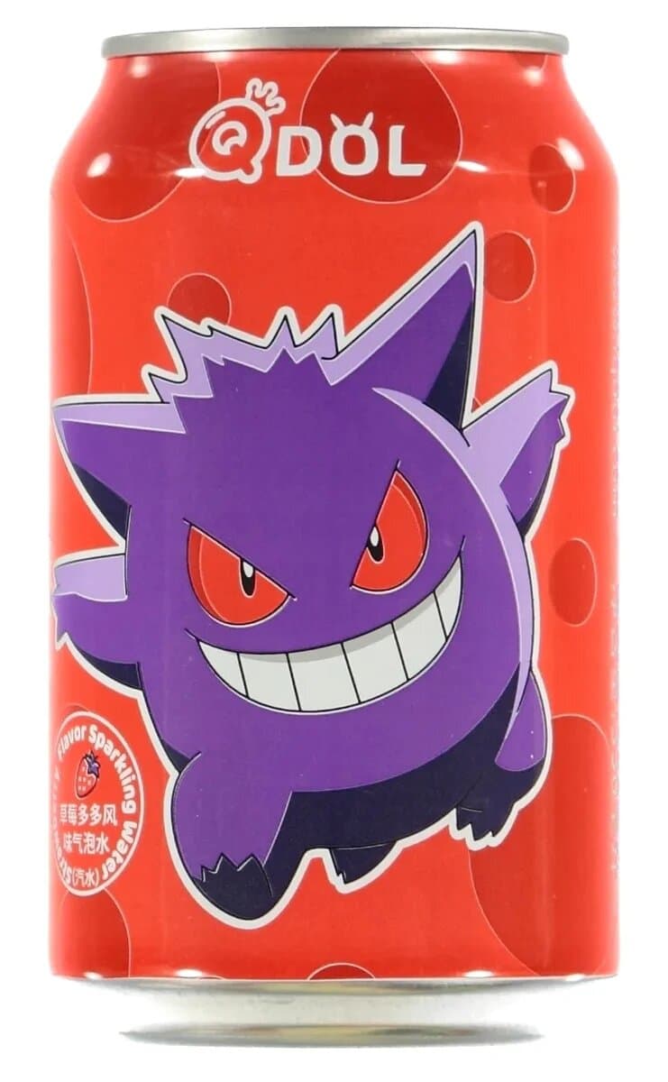 Qdol - Pokemon Gengar Strawberry Flavour 24x330ml