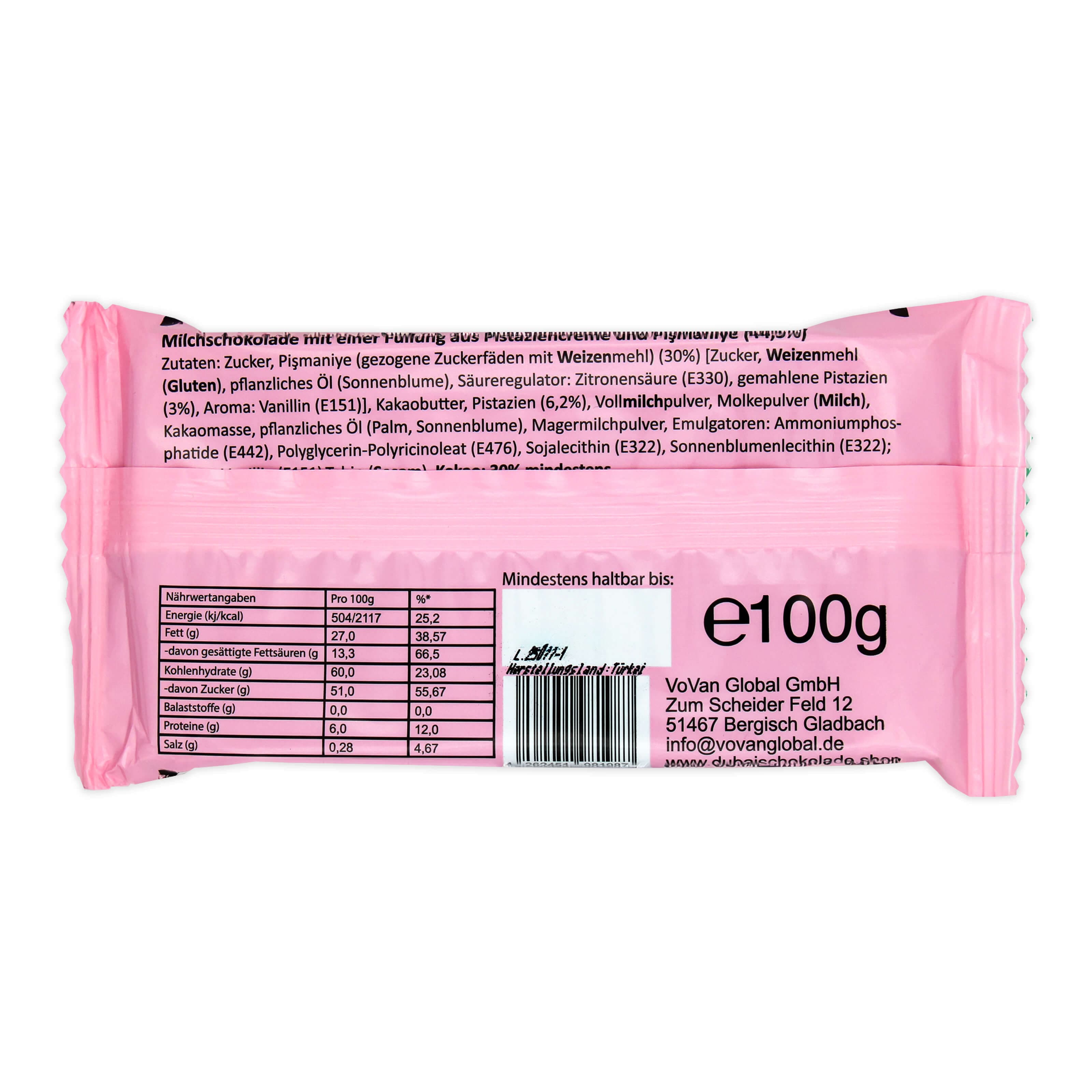 Angel Style Pistachio Cotton Candy Milk Chocolate 100g