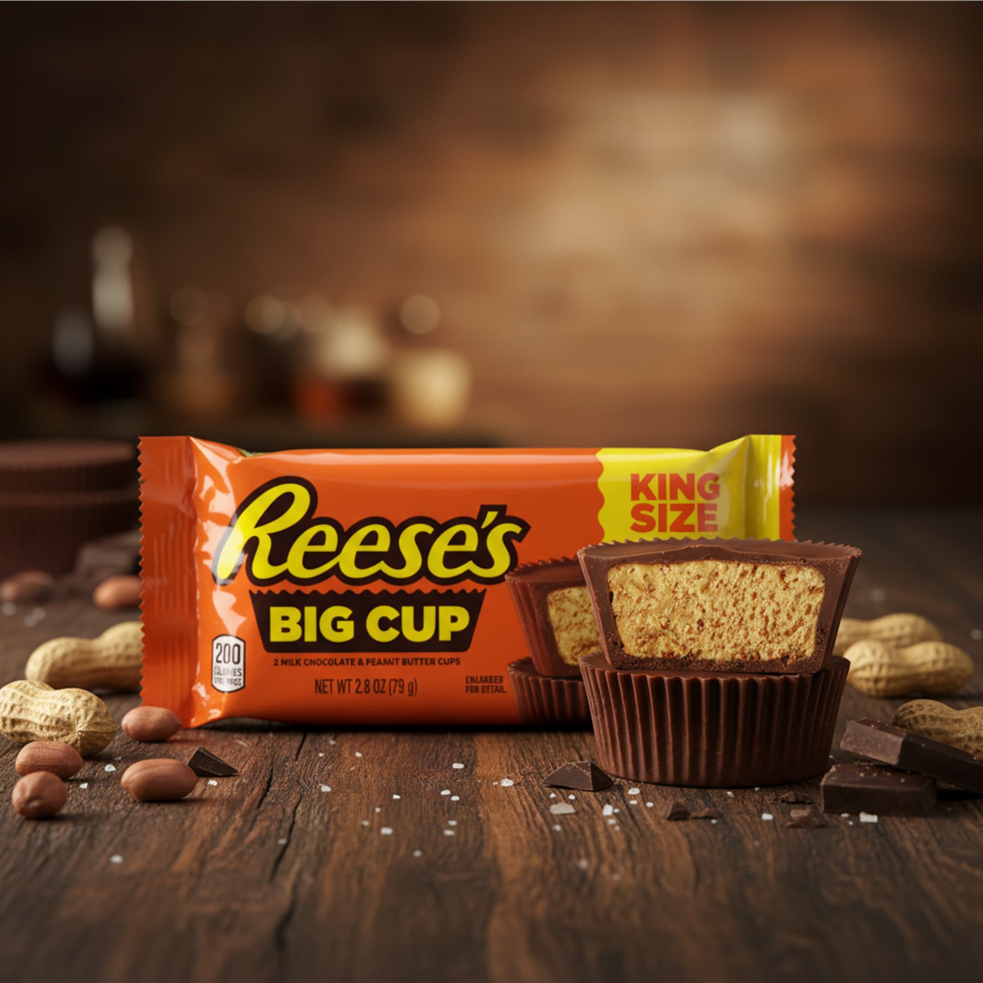 Reese’s Big Cup King Size 79g – Schokolade mit Erdnussbutter