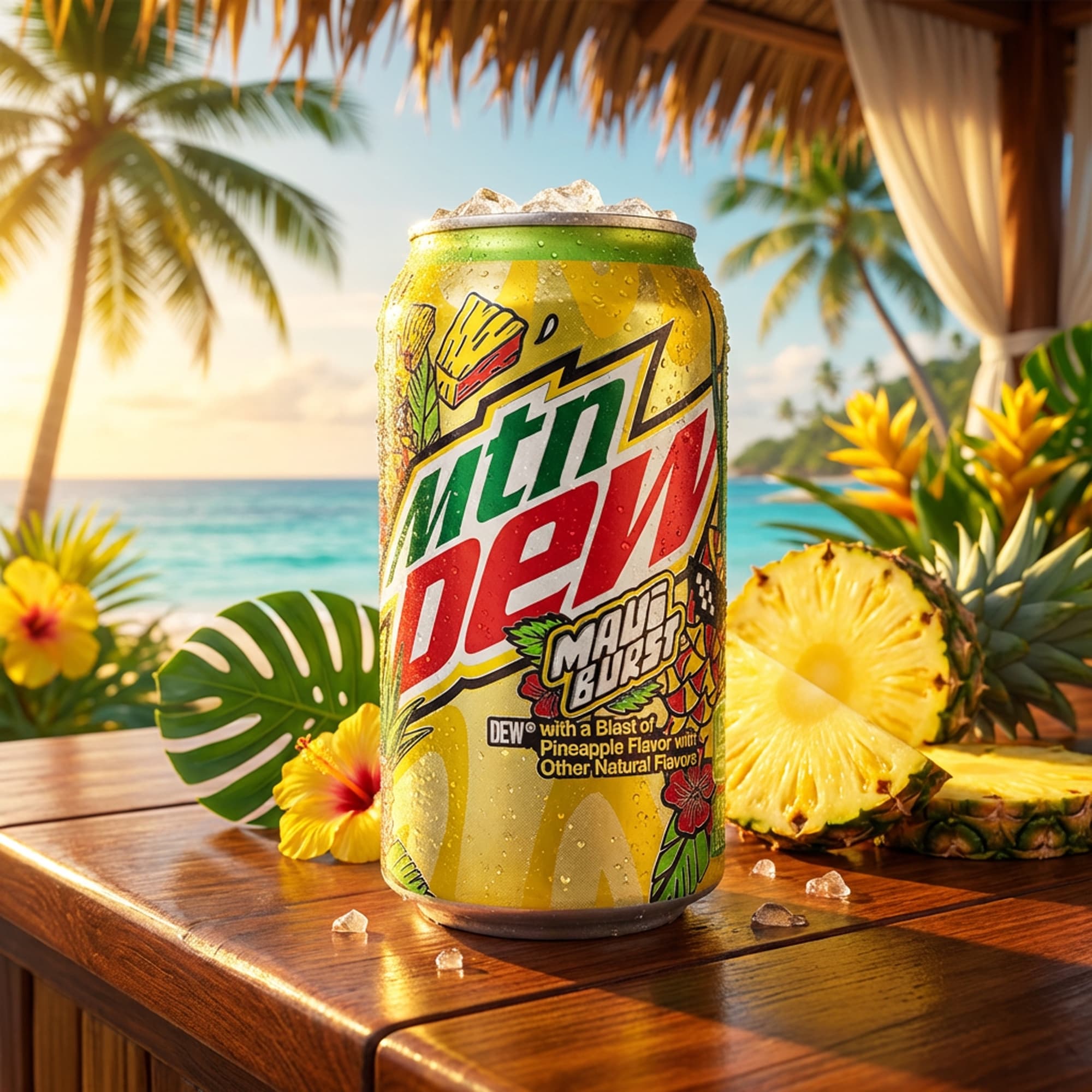 Mountain Dew Maui Burst Ananaslimonade 355ml USA