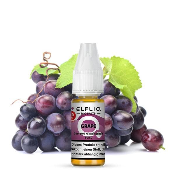 ELFBAR ELFLIQ Grape Nikotinsalz Liquid 10 ml 10mg Nikotinmenge