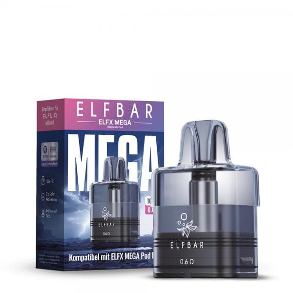 Elfbar ELFX Mega Pod Tank Verdampfer 10 ml 0.8 Ohm